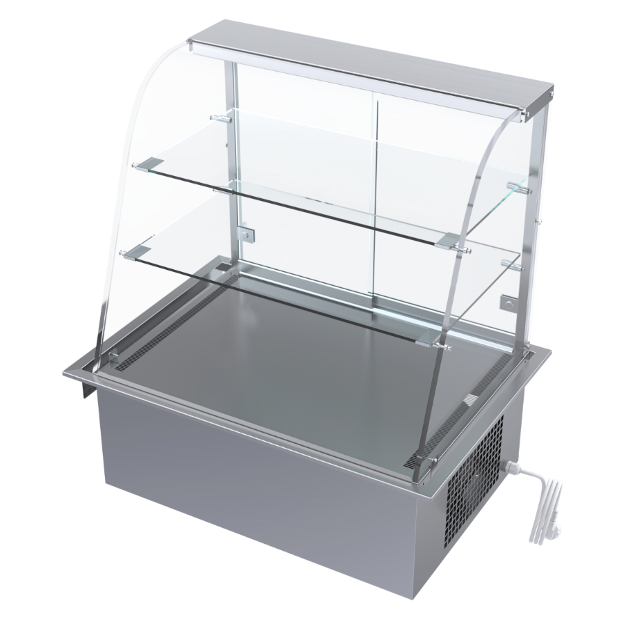 ĮMONTUOJAMA ŠALDOMA VITRINA 793mm