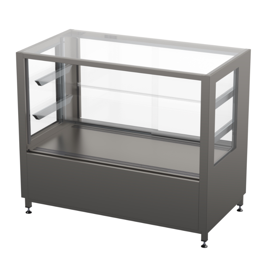 ŠALDOMA KONDITERIJOS VITRINA  1200mm ŽEMAS