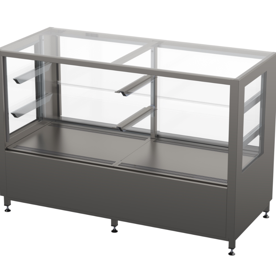 ŠALDOMA KONDITERIJOS VITRINA  1500mm ŽEMAS