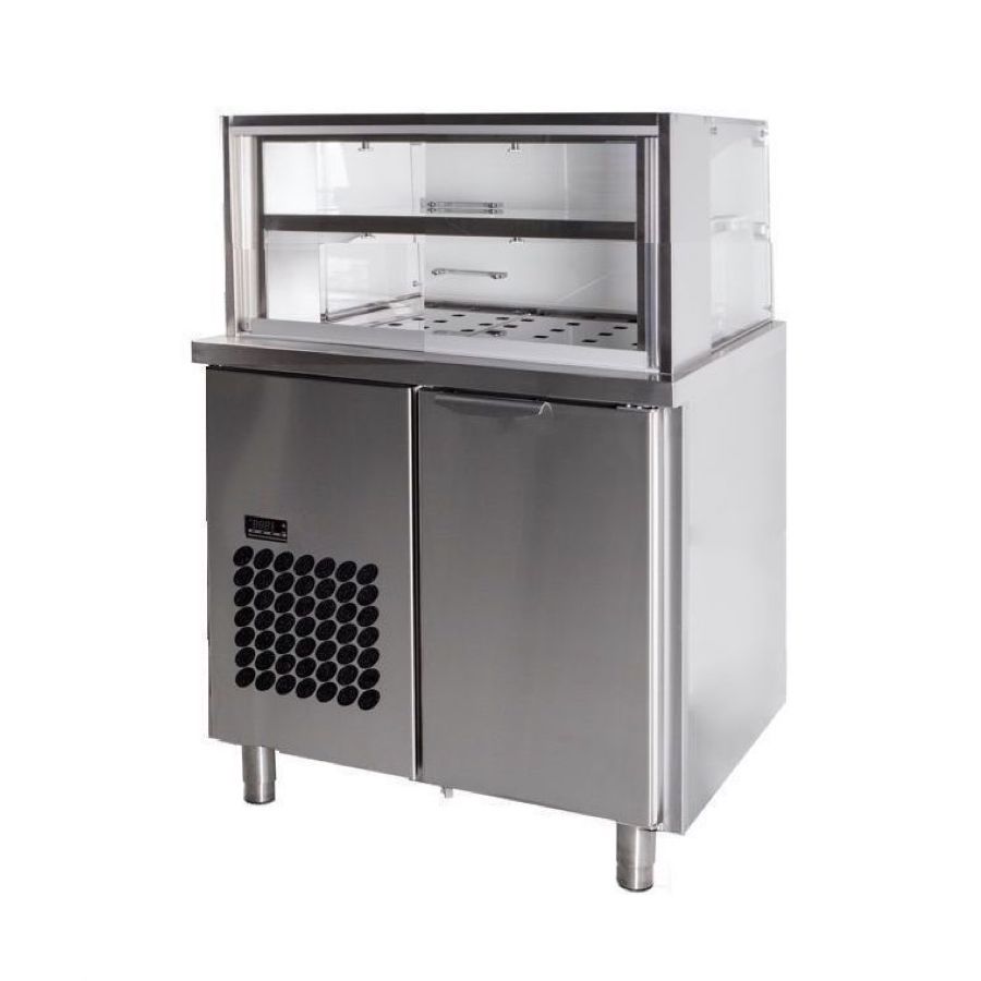 SAVITARNOS VITRINA  860mm SU 1 LENTYNOMIS