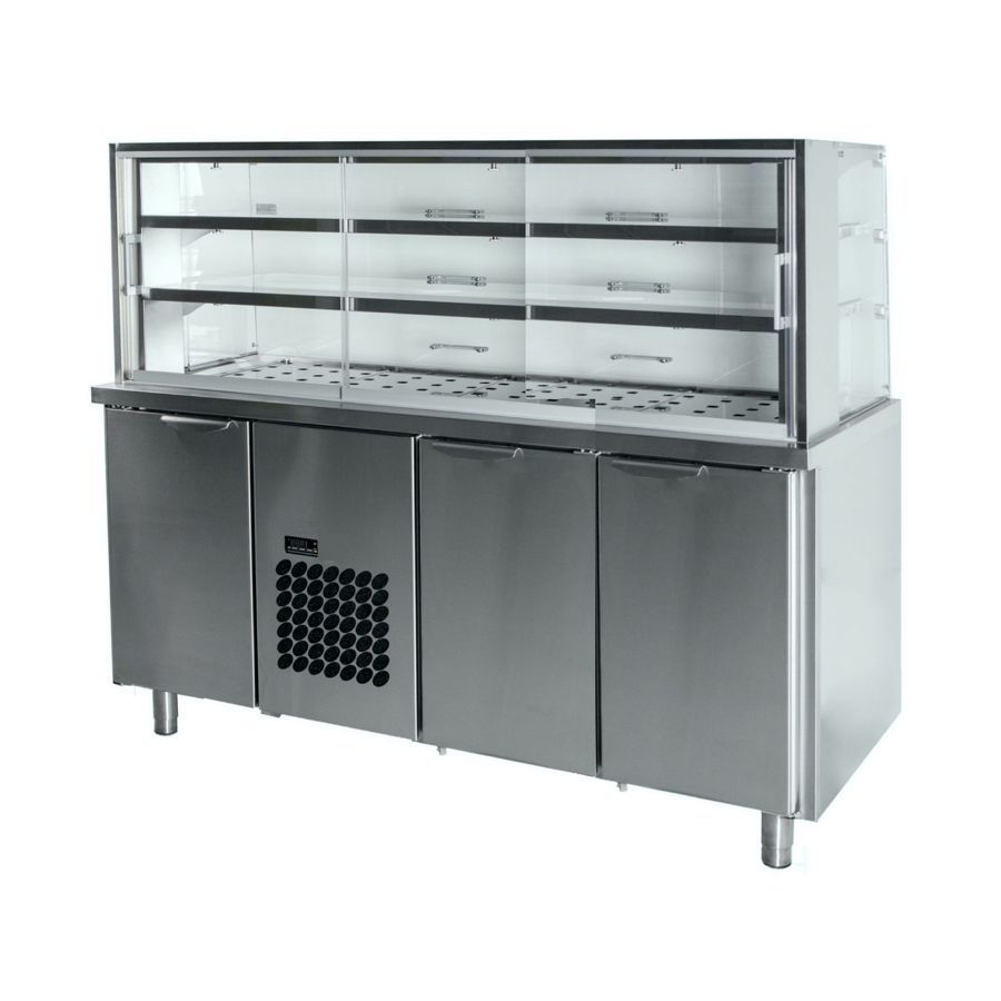 ŠALDOMA SAVITARNOS VITRINA 1660mm