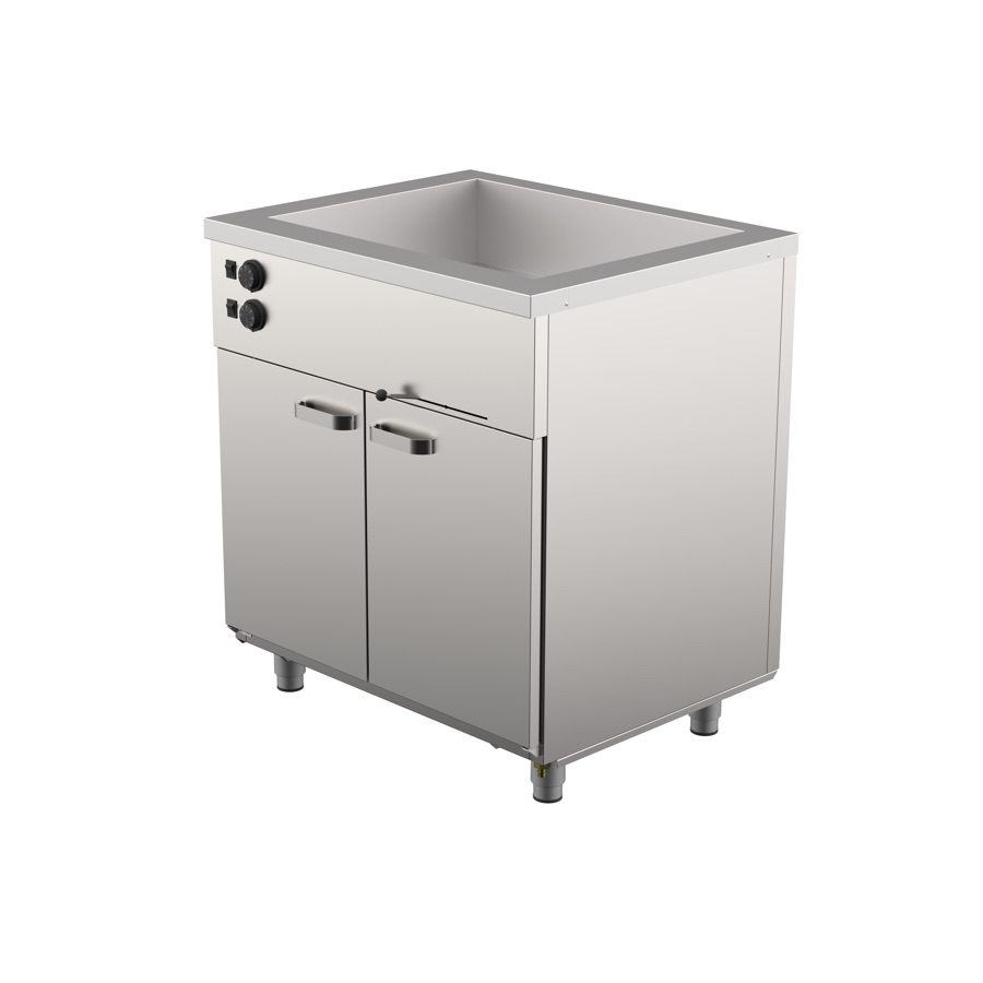 BAIN-MARIE SU ŠILDYMO SPINTELE 800 MM