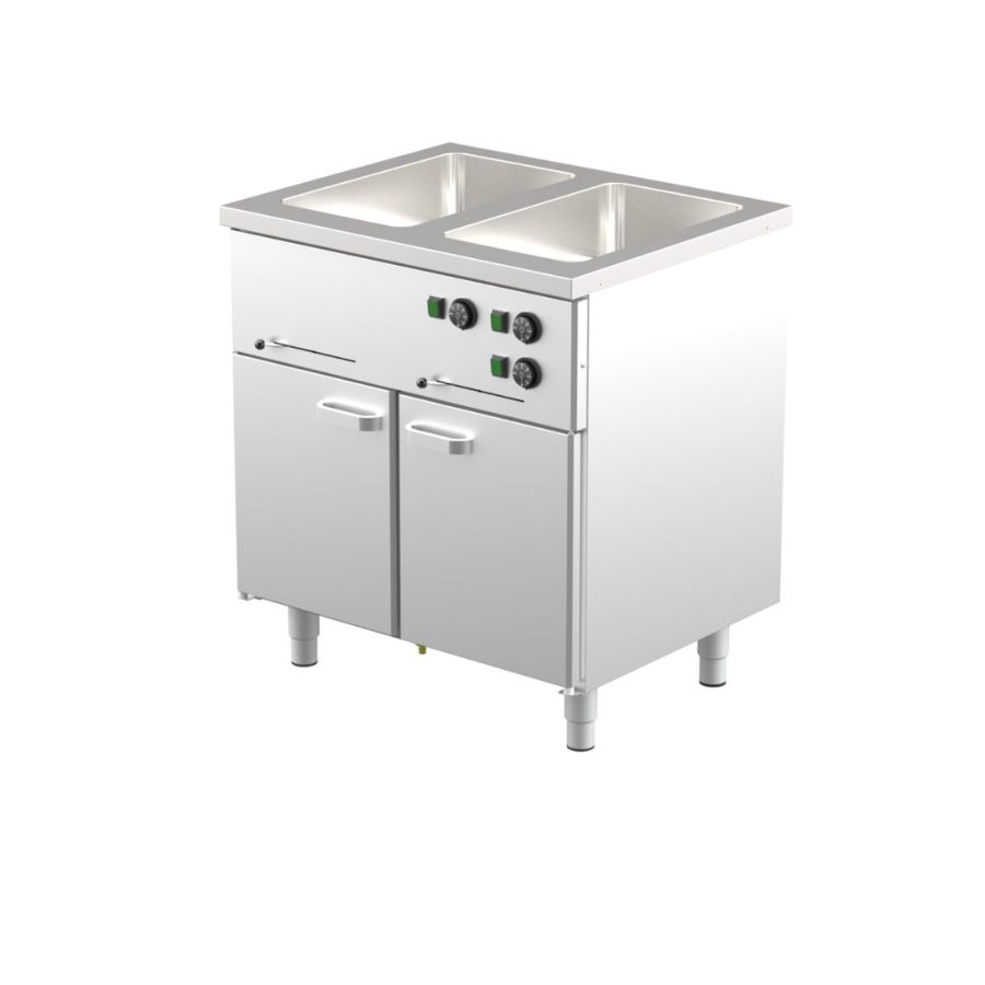 BAIN-MARIE SU ŠILDYMO SPINTELE GN2