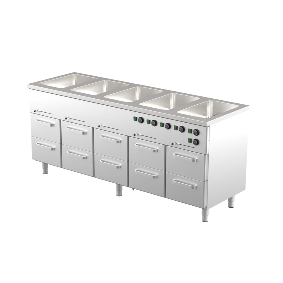 BAIN-MARIE SU ŠILDYMO SPINTELE 20