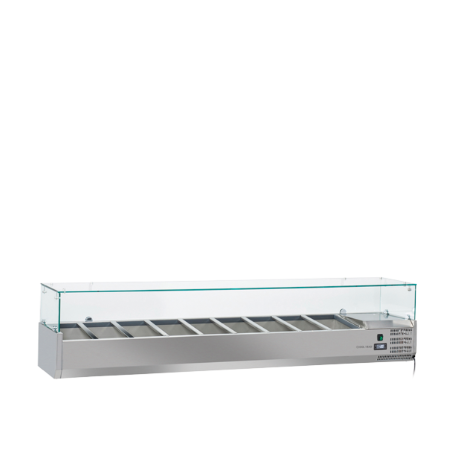 ŠALDOMA HORIZONTALI VITRINA (INDAI GN1/3) VRX 20/38