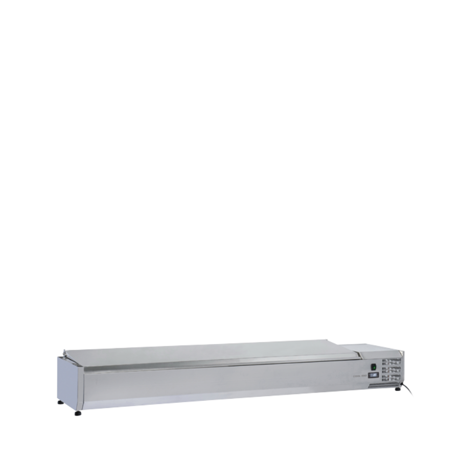 ŠALDOMA HORIZONTALI VITRINA (INDAI GN1/3) VRX 20/38S/S