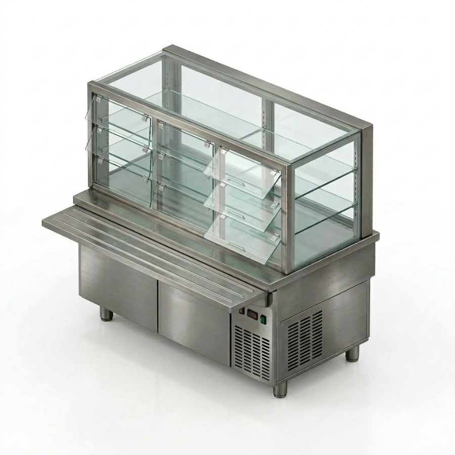 ŠALDOMA SAVITARNOS VITRINA 1450mm