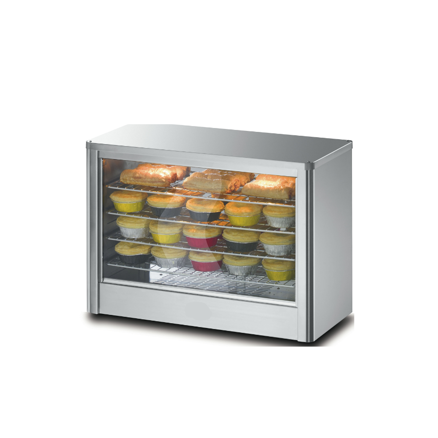 LPW/LR - SEAL STALINĖ ŠILDOMA PYRAGŲ SPINTA SU APŠVIETIMU IR DRĖGMĖS PALAIKYMO FUNKCIJA – W 710 MM – 0.8 KW