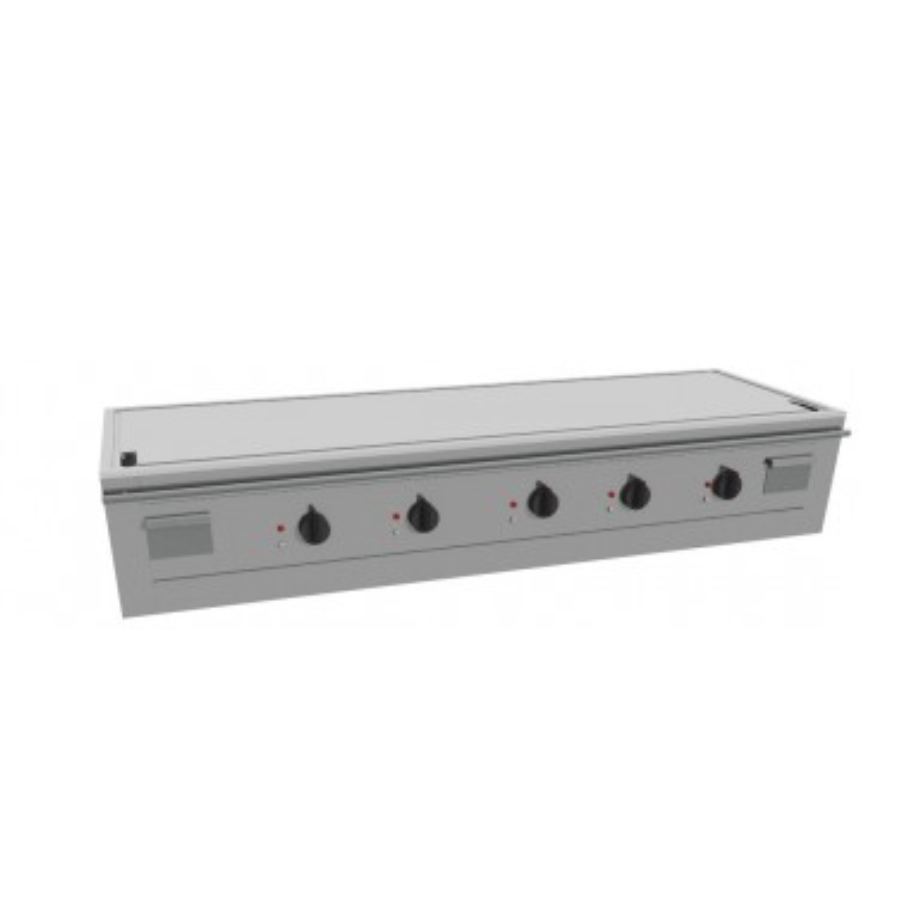 ELEKTRINĖ TEPPANYAKI CHROMUOTA PLOKŠTĖ 2100 MM
