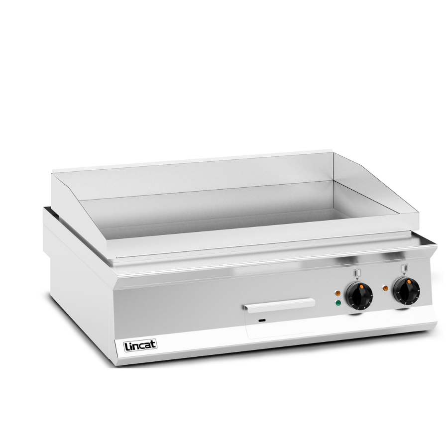 OPUS ELEKTRINĖ STALINĖ KEPSNINĖ – CHROMUOTA PLOKŠTĖ – PLOTIS 900 MM – 12.0 KW